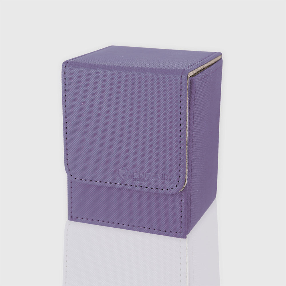 Phoenix Shield - Deck Protec Box Deluxe Magnetique Purple