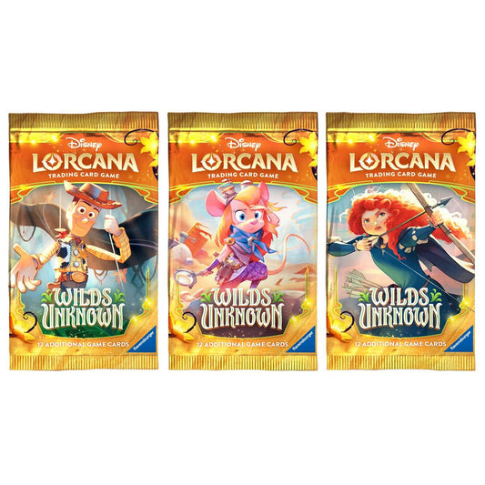 Disney Lorcana - Wilds Unknown Boosterpack (12 boosterkaarten)